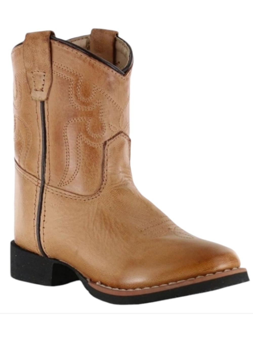 Cody James Showdown Leather Western Boots Round Toe Youth Size 3 Style 43134C